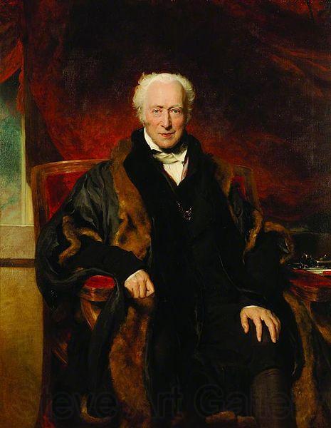 Sir Thomas Lawrence Portrait of Richard Clark Germany oil painting art